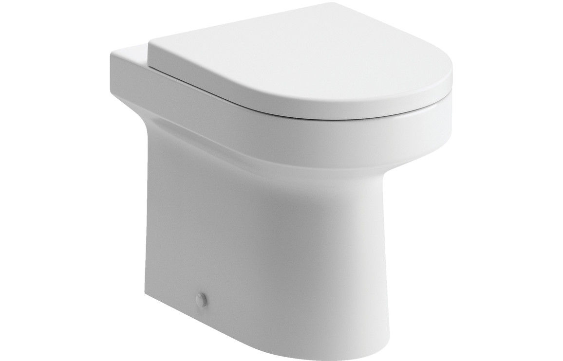 London Rimless Back To Wall Toilet & Soft Close Seat