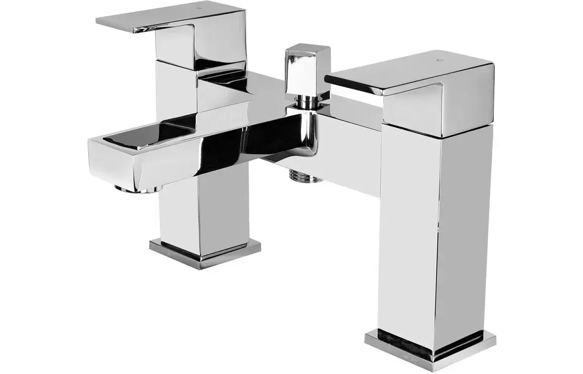 Vema Lys Deck Mounted Bath/Shower Mixer Tap - Chrome