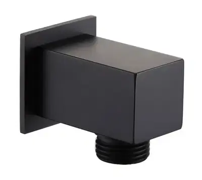 Wall Outlet - Square - Black
