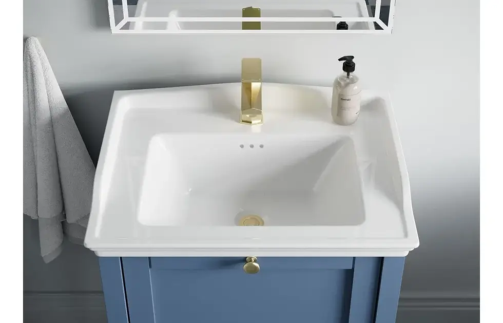 Thumbnail: Deva 470mm Floor Standing Midi Boy Unit - Matt Misty Blue