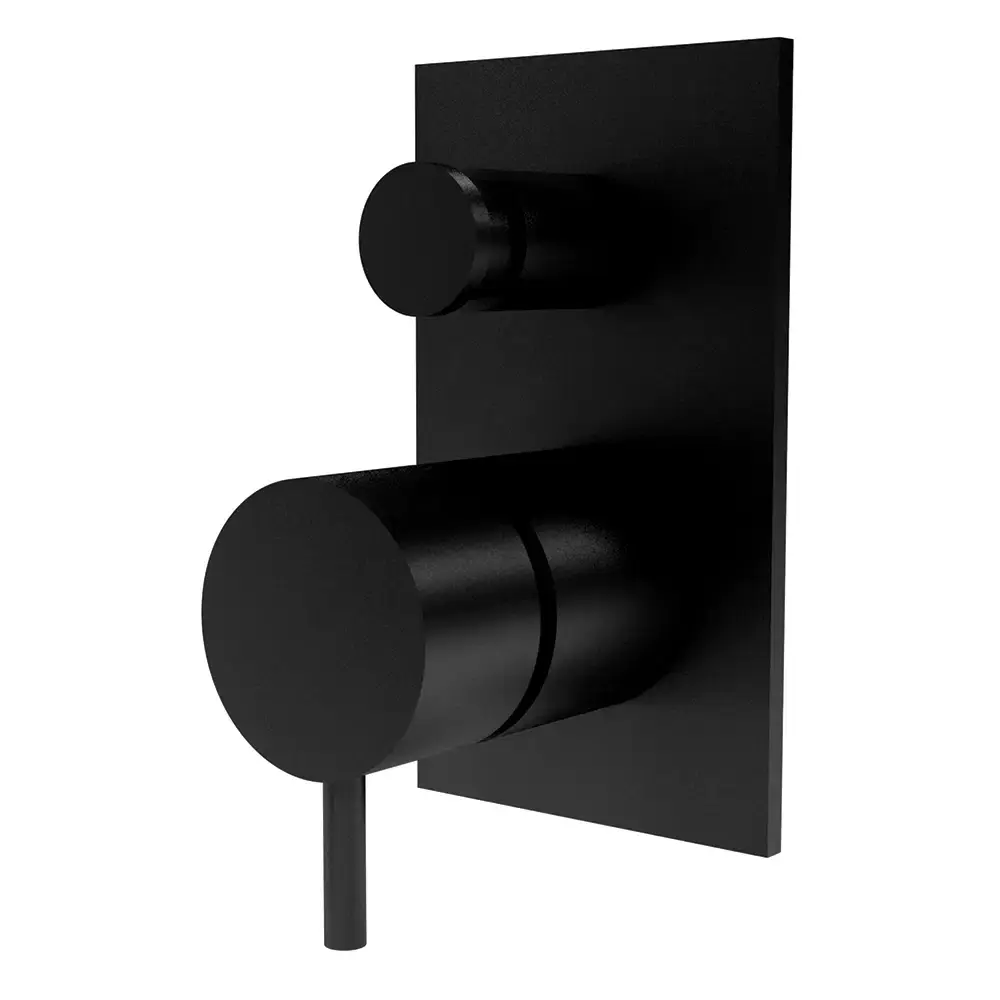 Zenith Font MANUAL VALVE 2 OUTLET Matt Black