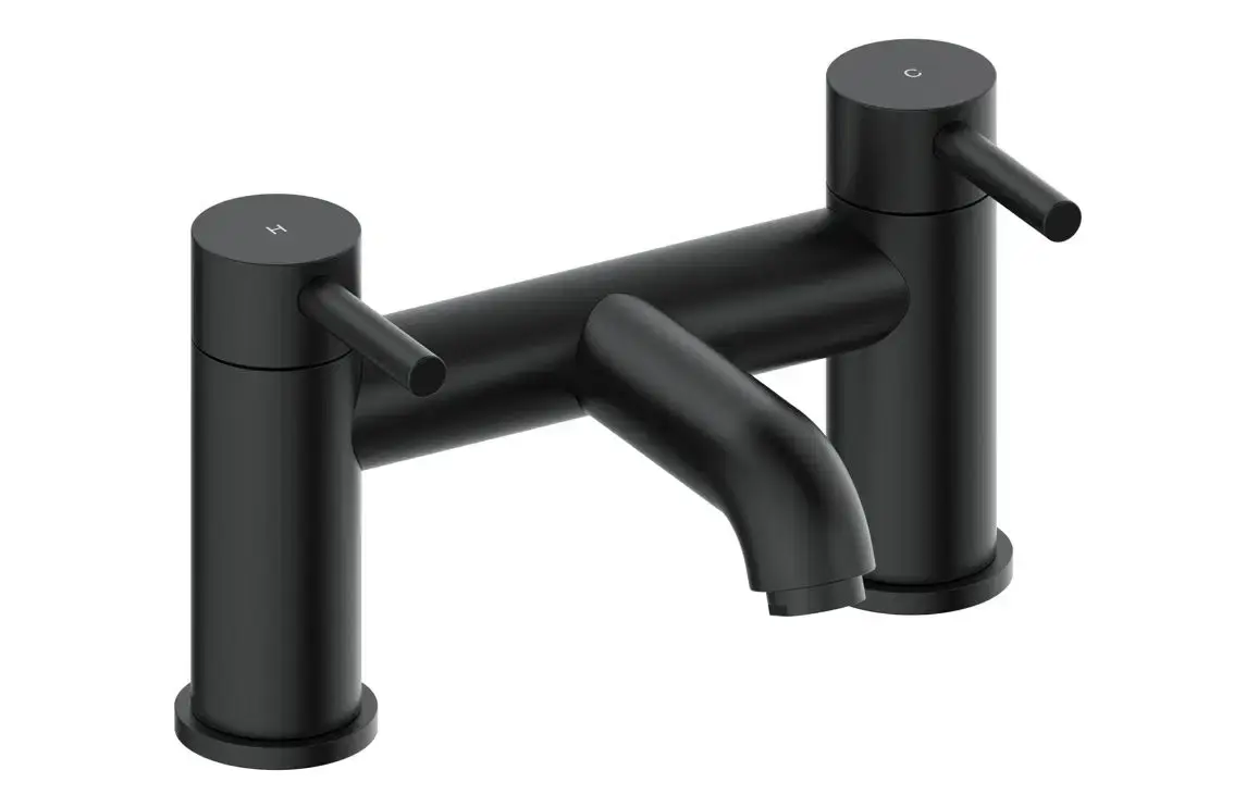 Pescal Bath Filler Tap - Matt Black