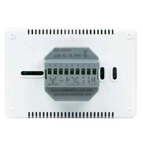 Thumbnail: ThermoSphere Dual Control Thermostat - White