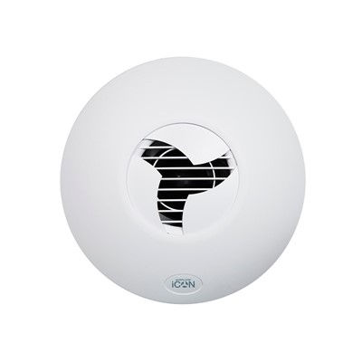 Efficient bathroom fan for improved ventilation