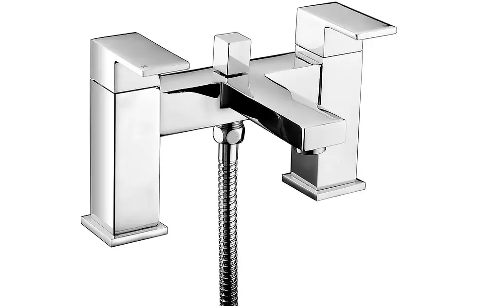 Thumbnail: Zen Bath/Shower Mixer Tap & Shower Kit - Chrome