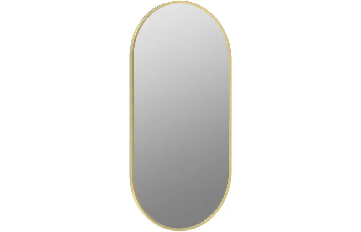 Kent 800x400mm Oblong Bathroom Mirror- Brushed Brass