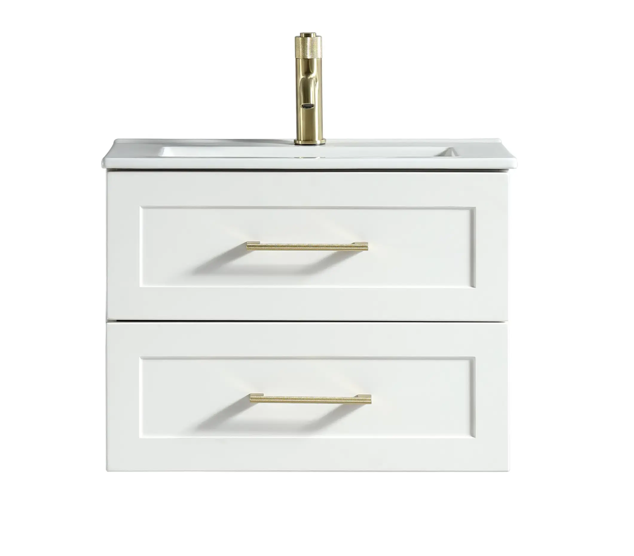 Zest Classic 600mm Wall Hung Vanity Unit - Silk White
