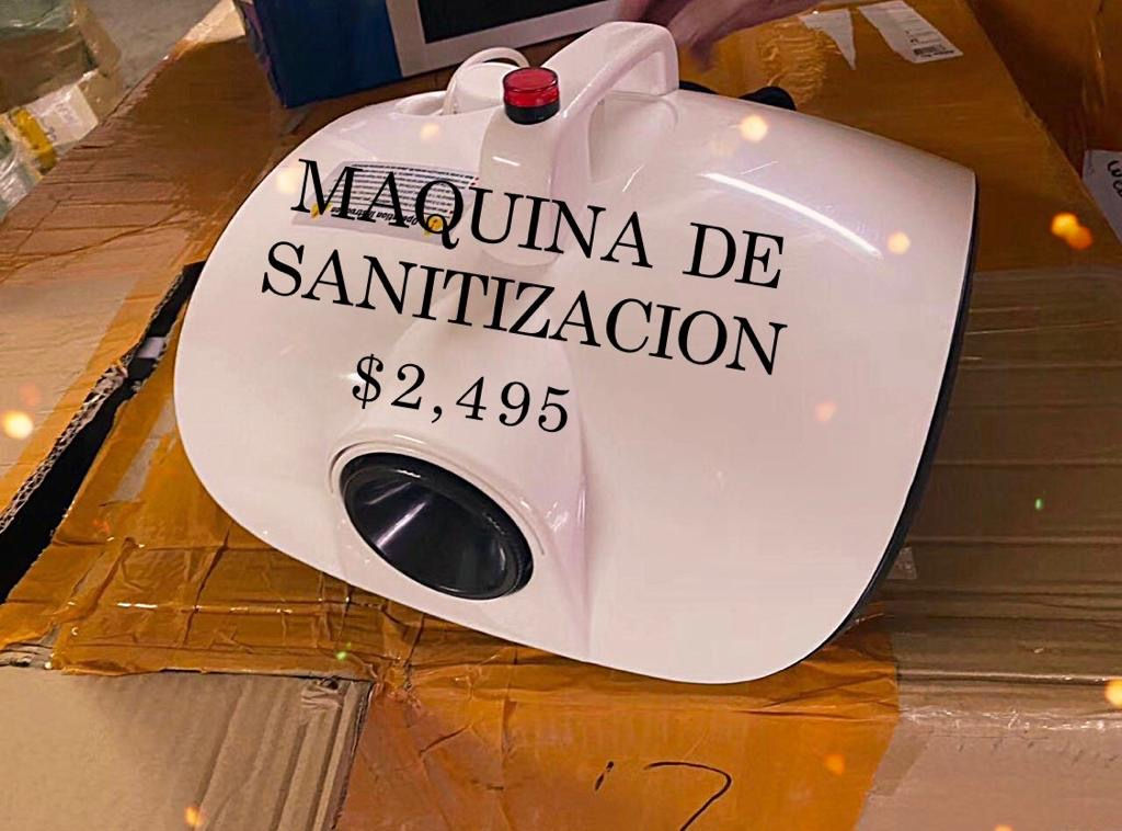 MAQUINA DE SANITIZACION