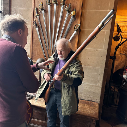 Tour tour at Warwick Castle
