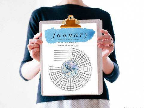 a january 2023 habit tracker freebie