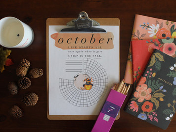 october 2021 habit tracker