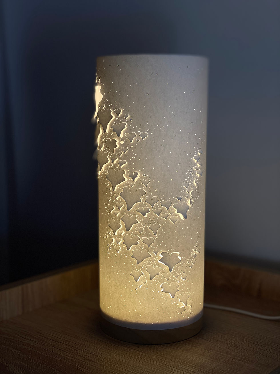 Miniature : Tubulampe Lierre 25 cm