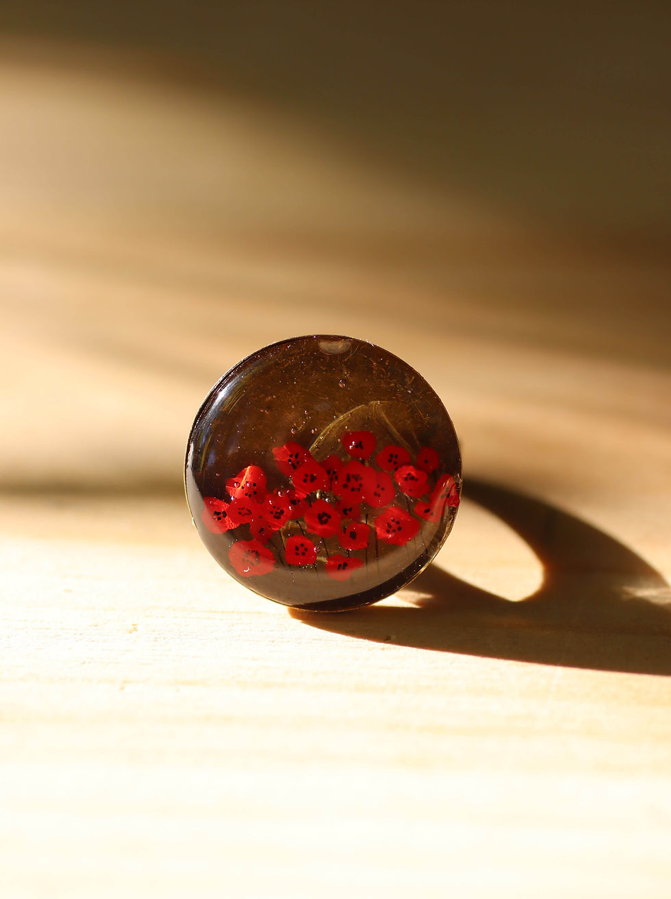 Miniature : Bague bronze Coquelicots