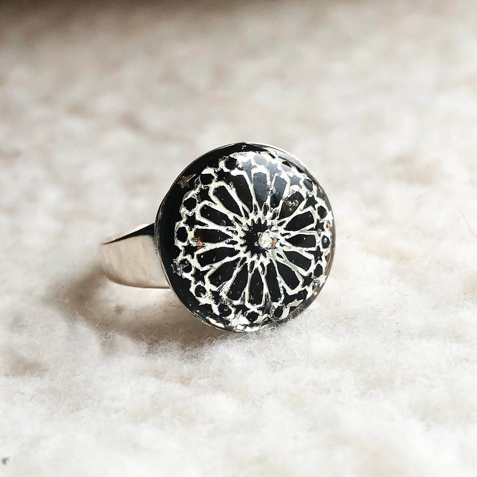 Thumbnail: Silver ring "Alhambra"