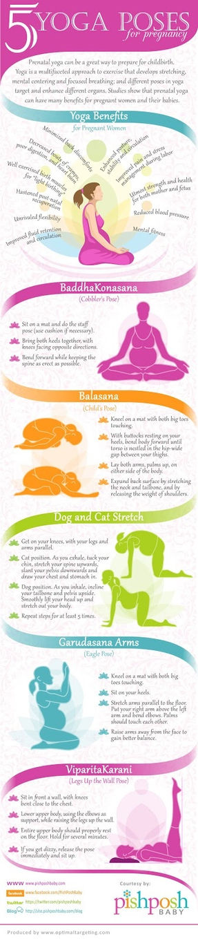 Yoga poses for preggo's!