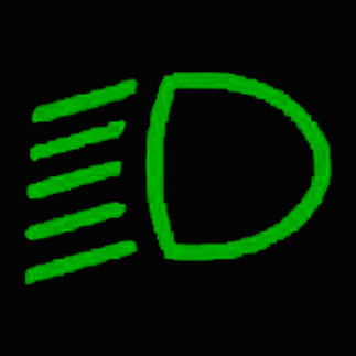 simbologia luz farol baixo