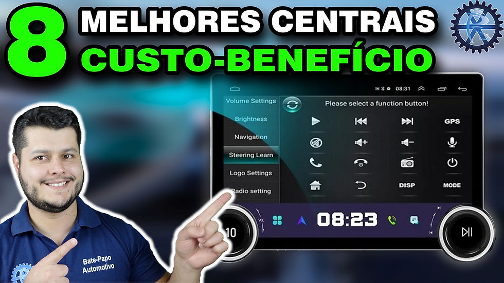 8 melhores centrais multimídia custo-benefício