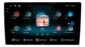 central multimídia com processador octacore de alto desempenho aikon foton g3 10p 2din