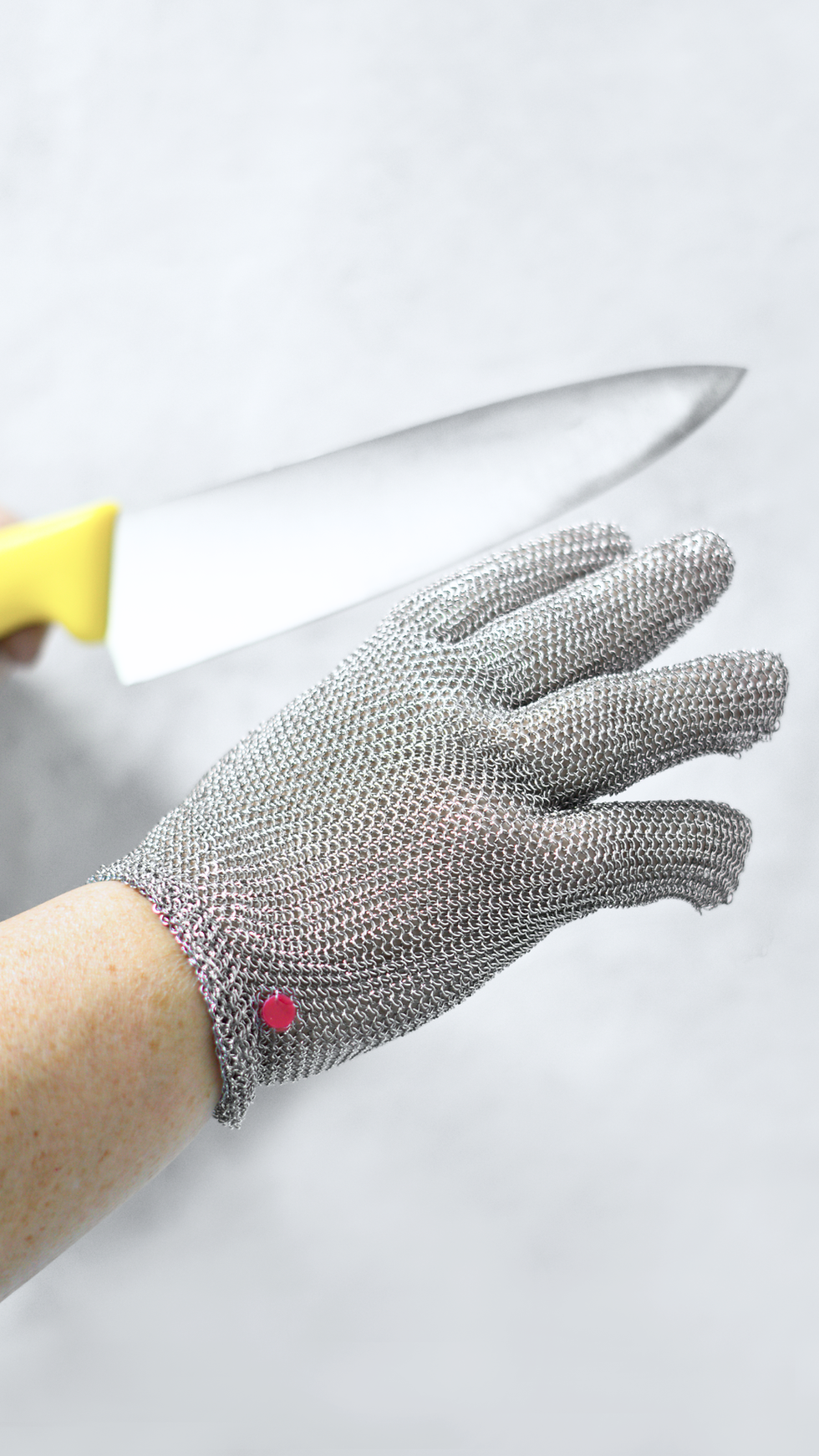 Miniatura: Guante Malla de Uso Profesional Acero Inoxidable 100% Original para Protección