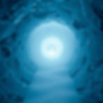frozen interior of a tube