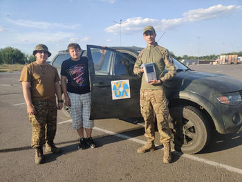 Ukrainian defenders received a spectrum analyzer from our charitable found
