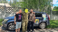 Our charitable foundation handed over a car to fighters from the Luhansk border guard detachment