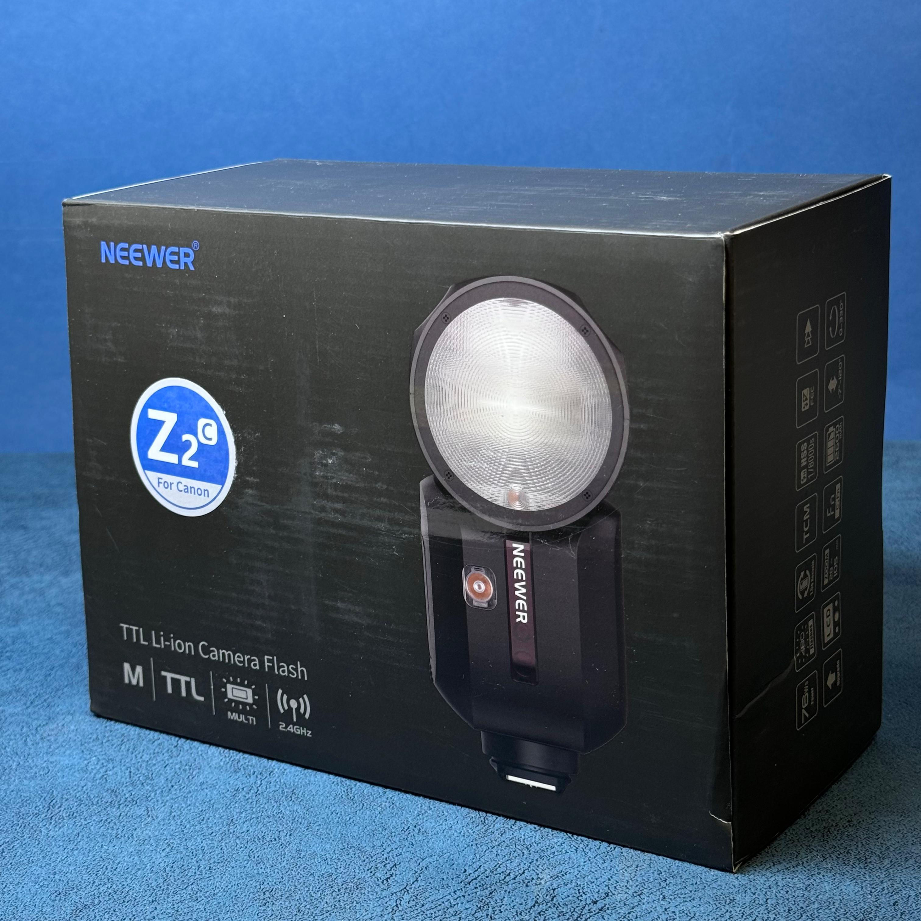 Neewer Z2-Canon Flash TTLM cabeza redonda 76Ws
