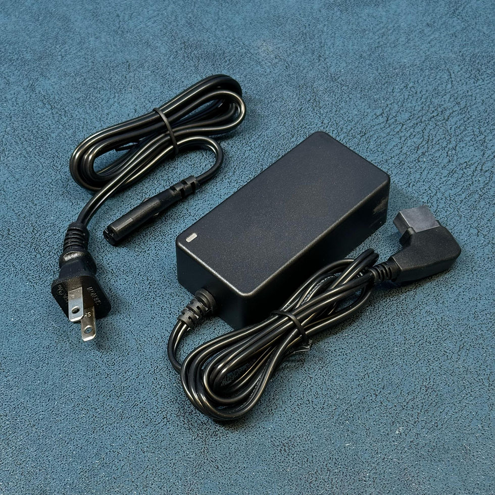 Miniatura: Cargador con cable D-Tap para batería de montaje en V, batería de bloqueo en V