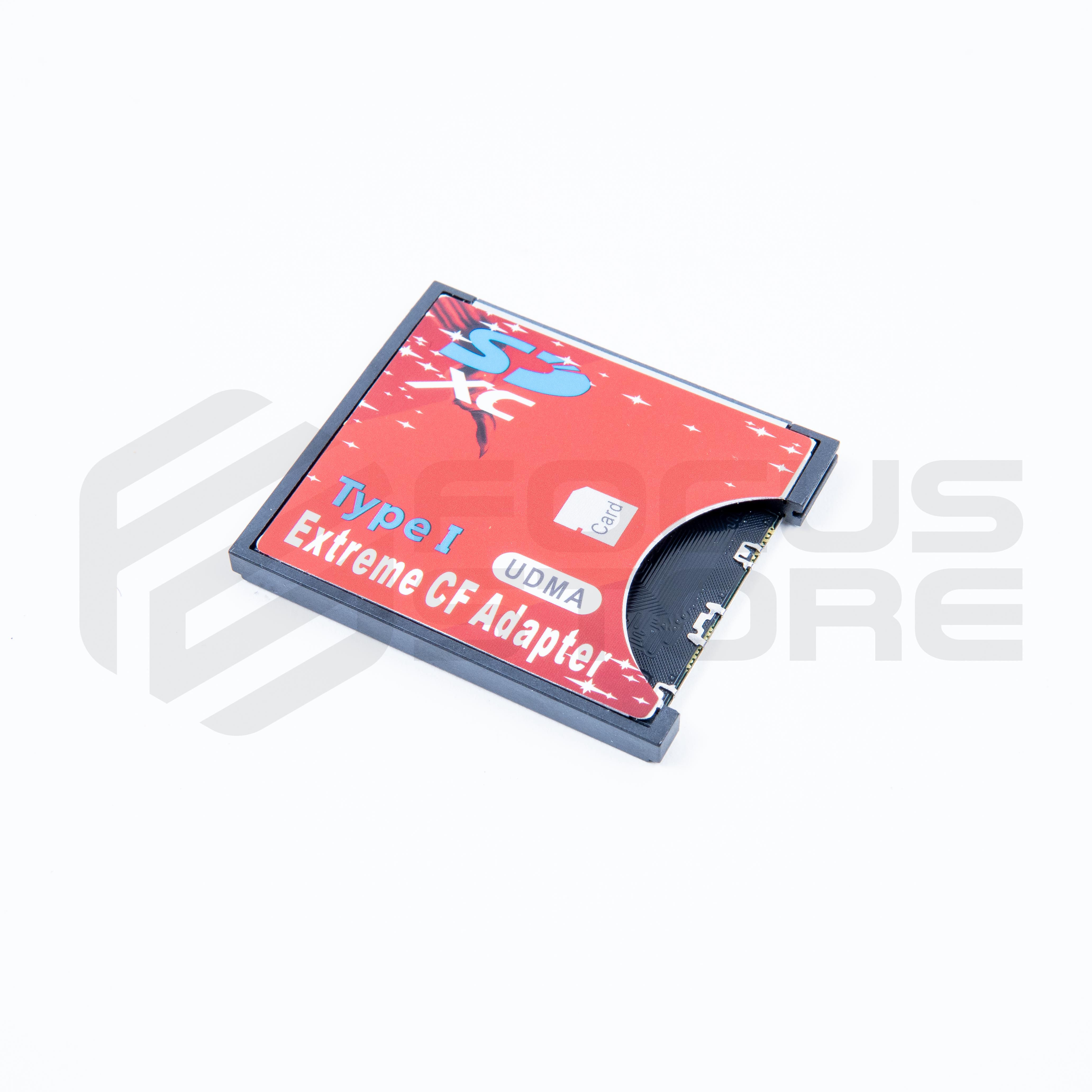 Adaptador de Tarjeta de Memoria SD SDHC SDXC a CF Tipo I