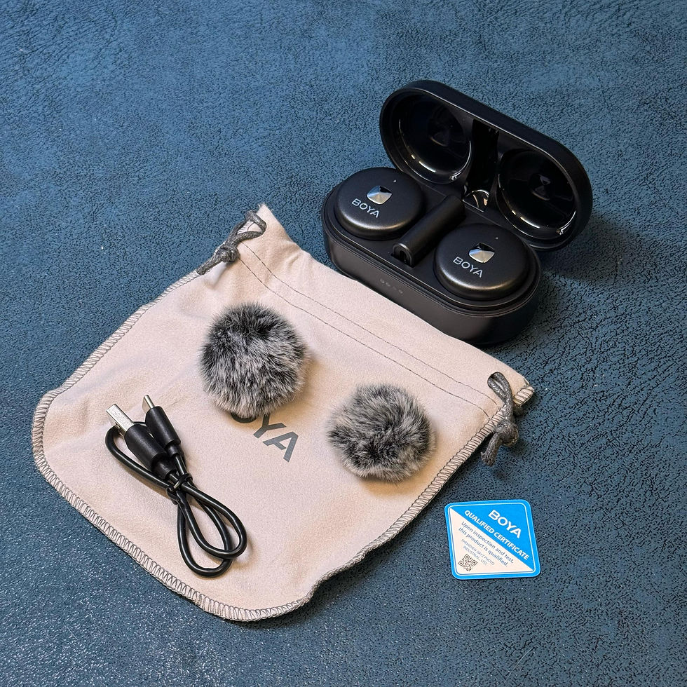 Miniatura: BOYA Omic-U - Micrófono inalámbrico para Andriod USB-C, con clip magnético