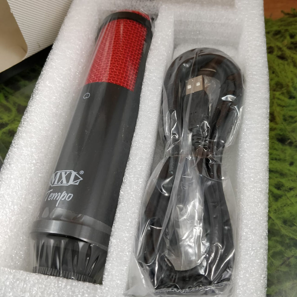 Miniatura: MXL micrófonos Condensador Micrófono, micrófono cardioide, Negro/Rojo