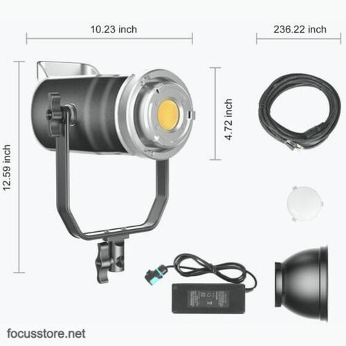 Miniatura: GVM SD200D Foco de video LED bicolor