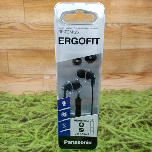 Auriculares Panasonic Ergofit in-ear Con micrófono Negro Focus