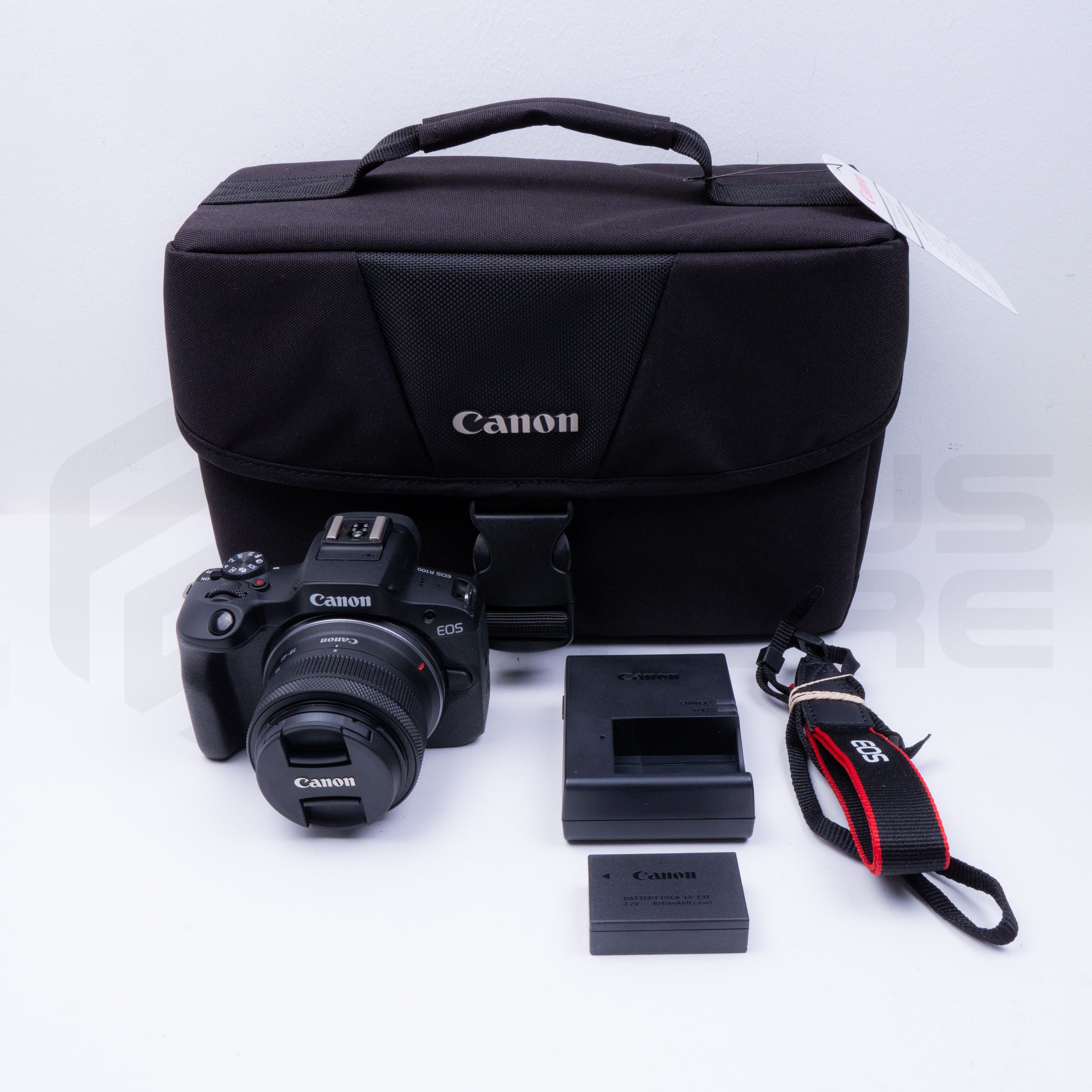 Canon EOS R100 Mirrorless + lente 18-45mm + Bolso