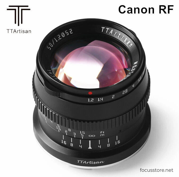 Miniatura: TTArtisan 50mm f1.2 APS-C para montura RF de Canon
