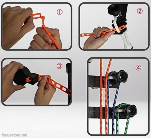 Miniatura: fotoconic – soporte de pared de 3 Rodillos Manual para fondo