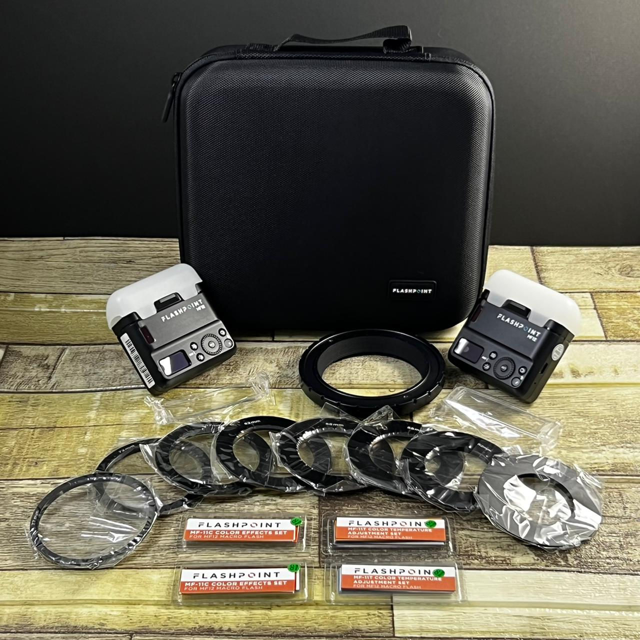 Flashpoint MF12 Kit de flash macro de 2 luces