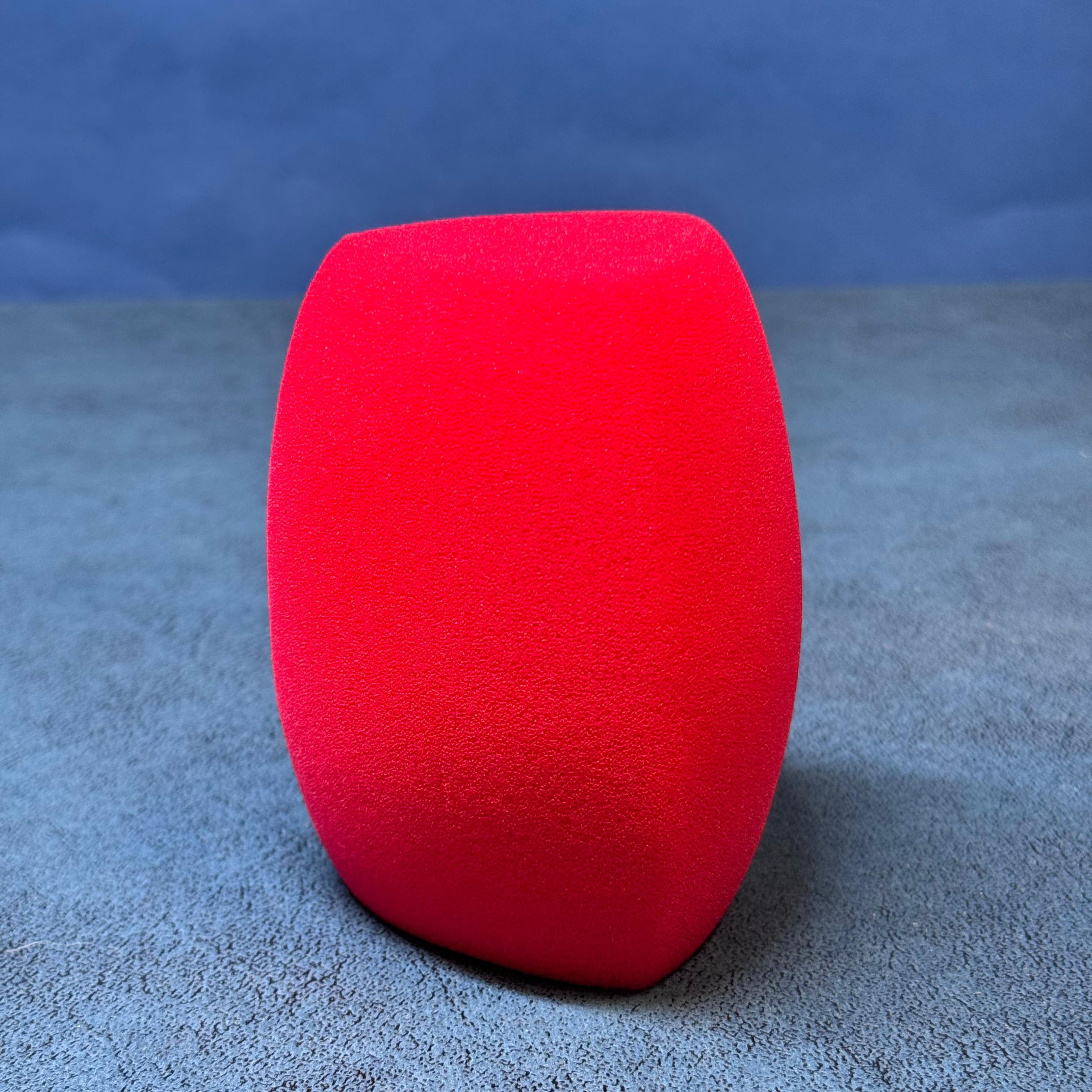 Funda de espuma para micrófono (triángulo, rojo)