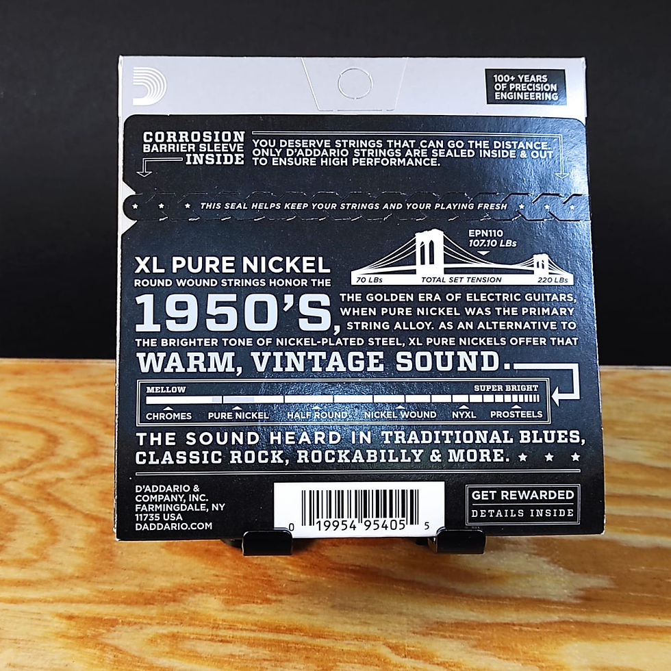 Miniatura: (1) Cuerdas para guitarra bajo 10-45 D'Addario de níquel (Naranja)
