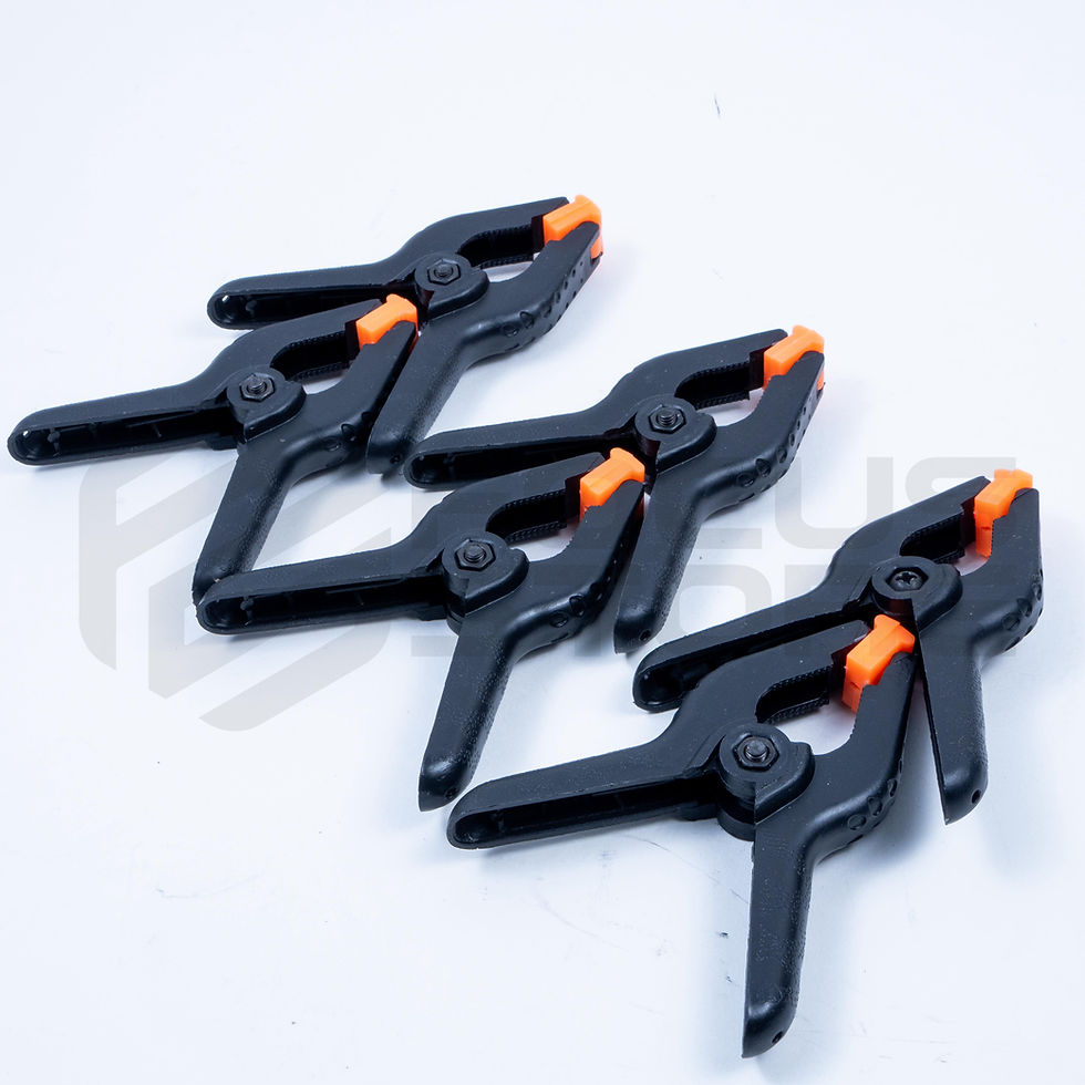 Miniatura: Abrazaderas de resorte, clips pequeños de 3.5 pulg (pack 6 uni.)