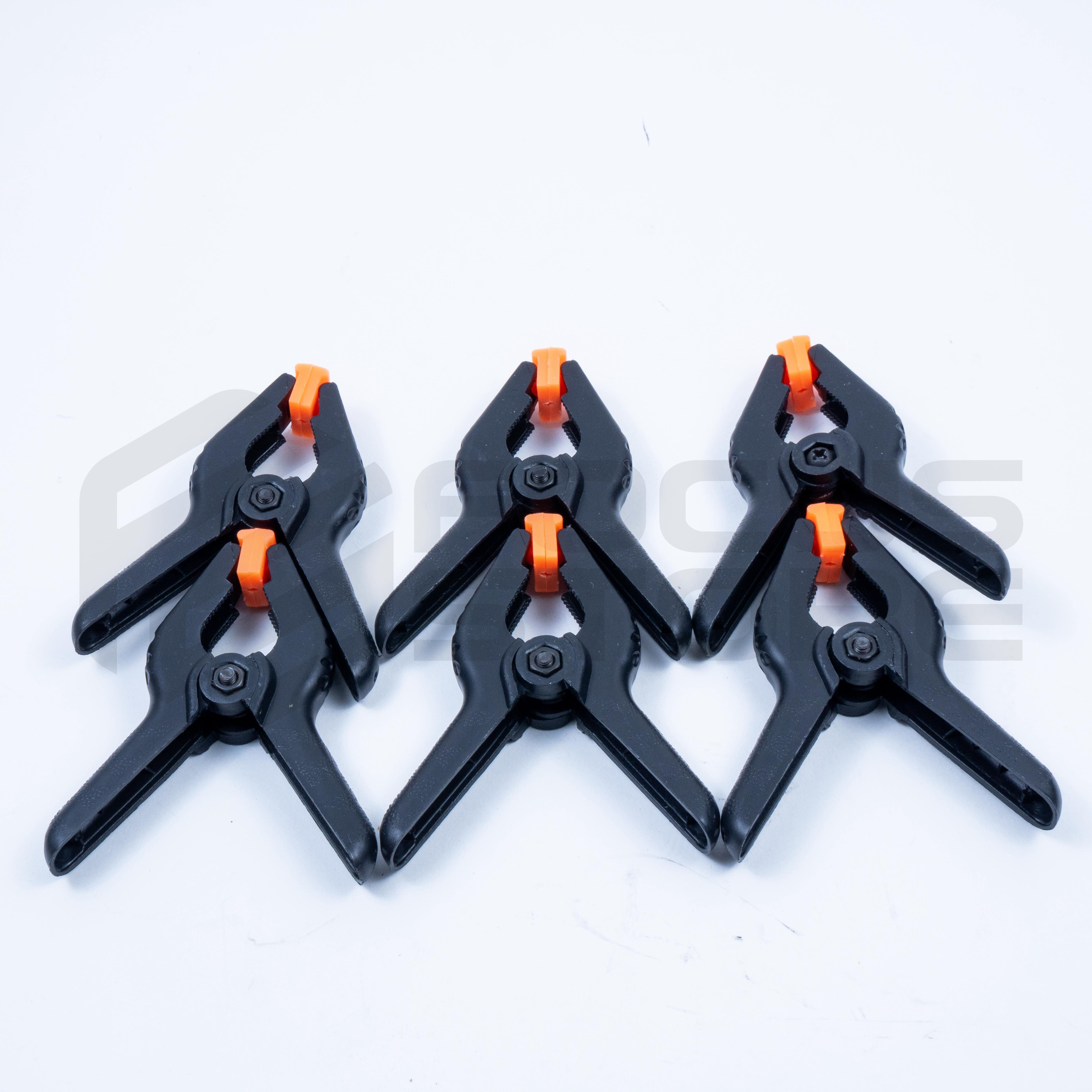 Abrazaderas de resorte, clips pequeños de 3.5 pulg (pack 6 uni.)