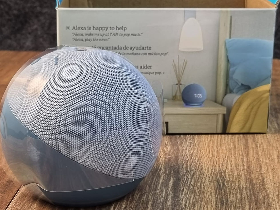 Miniatura: Echo Dot (4ta Generación)|Parlante inteligente con reloj y Alexa|Crepúsculo azul