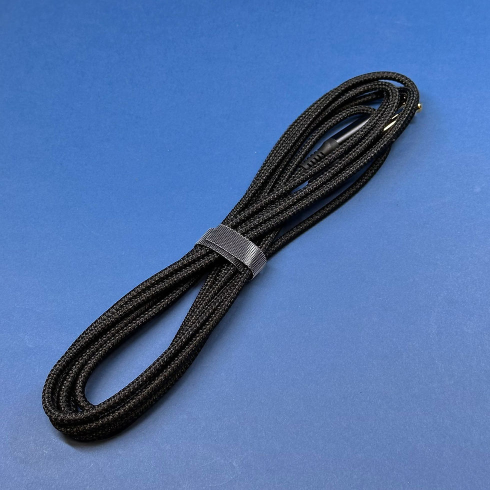Miniatura: Cable de instrumento TRS de 1/4 de pulg. 3 mts