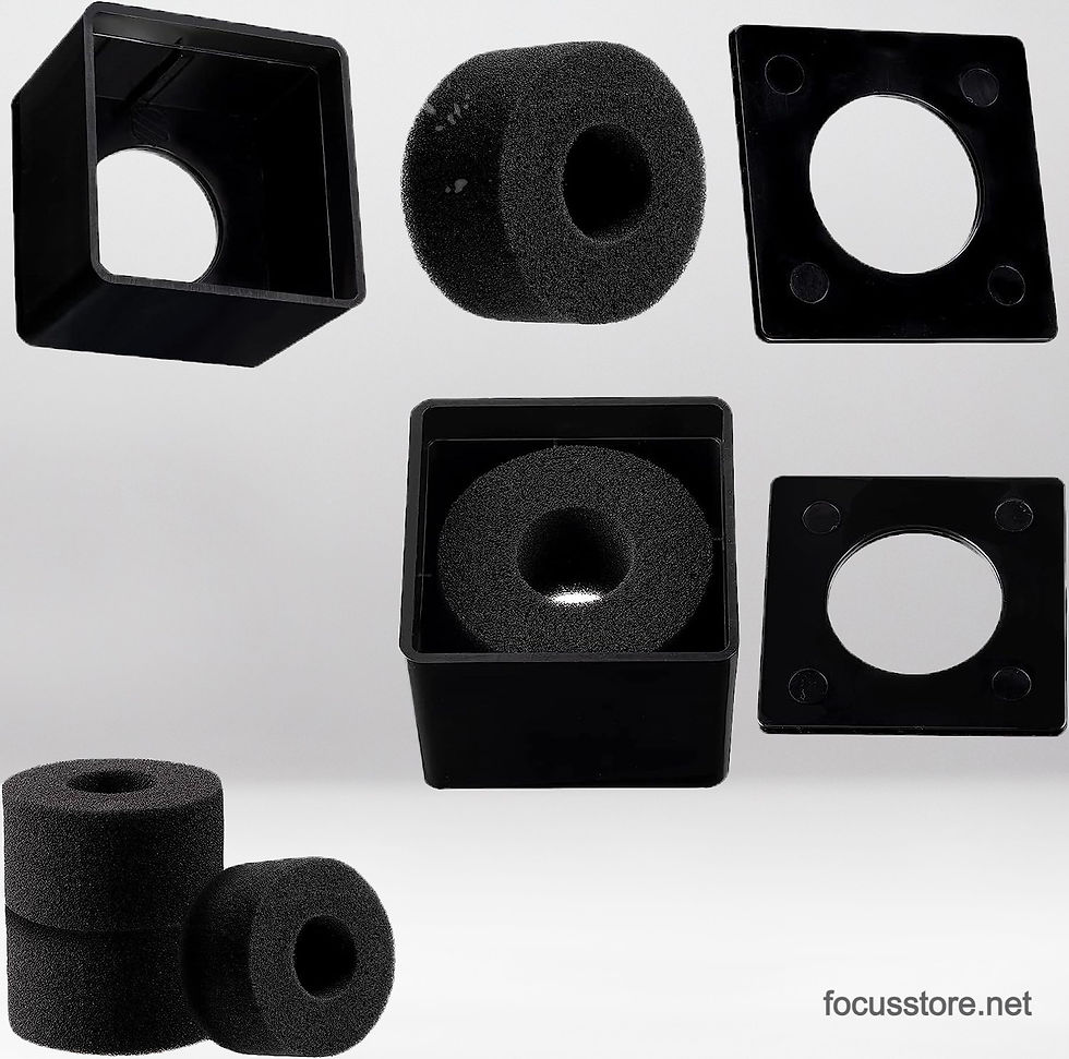 Miniatura: Base Cuadrada para micrófono, negro