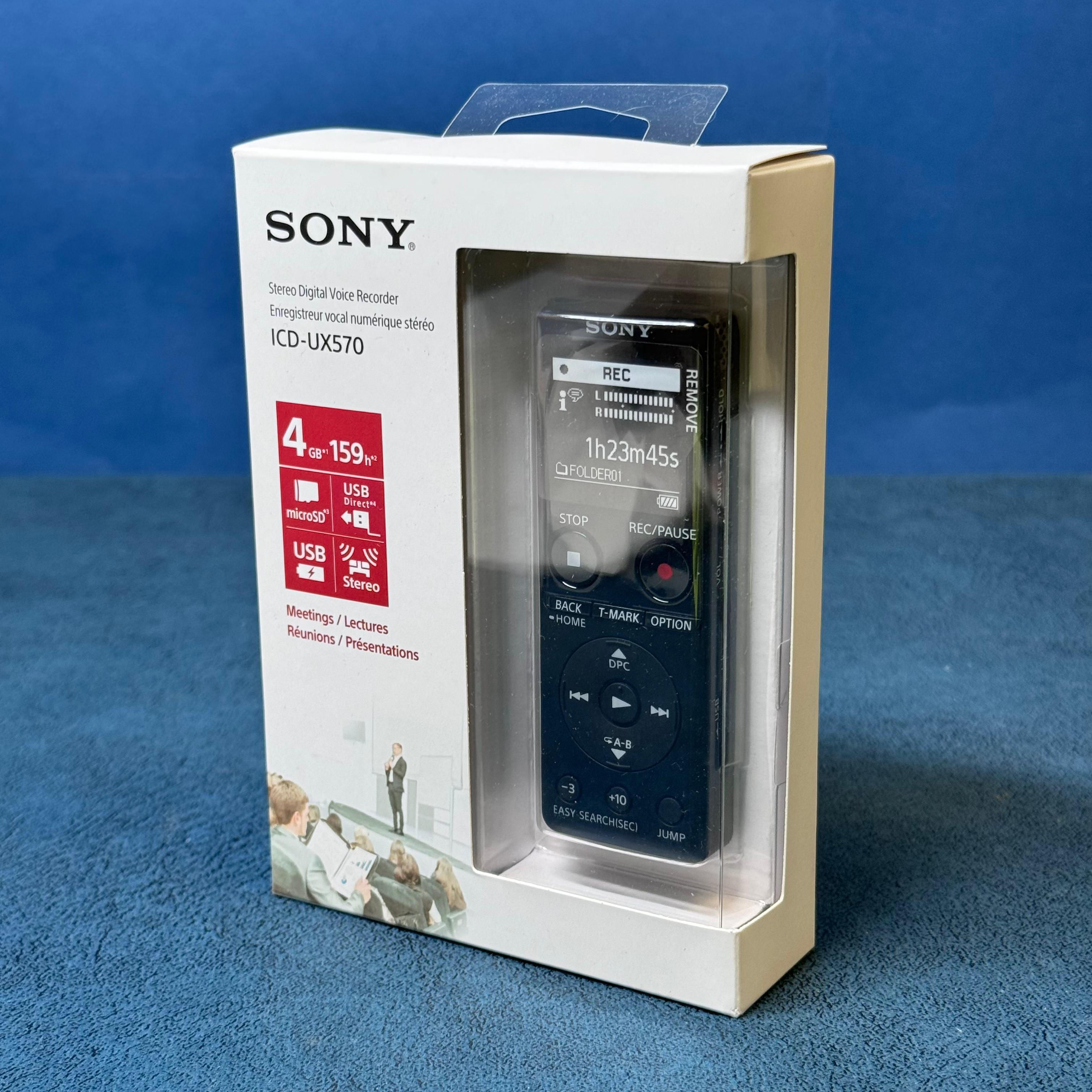 Sony Grabadora de voz digital ICD-UX570 USB