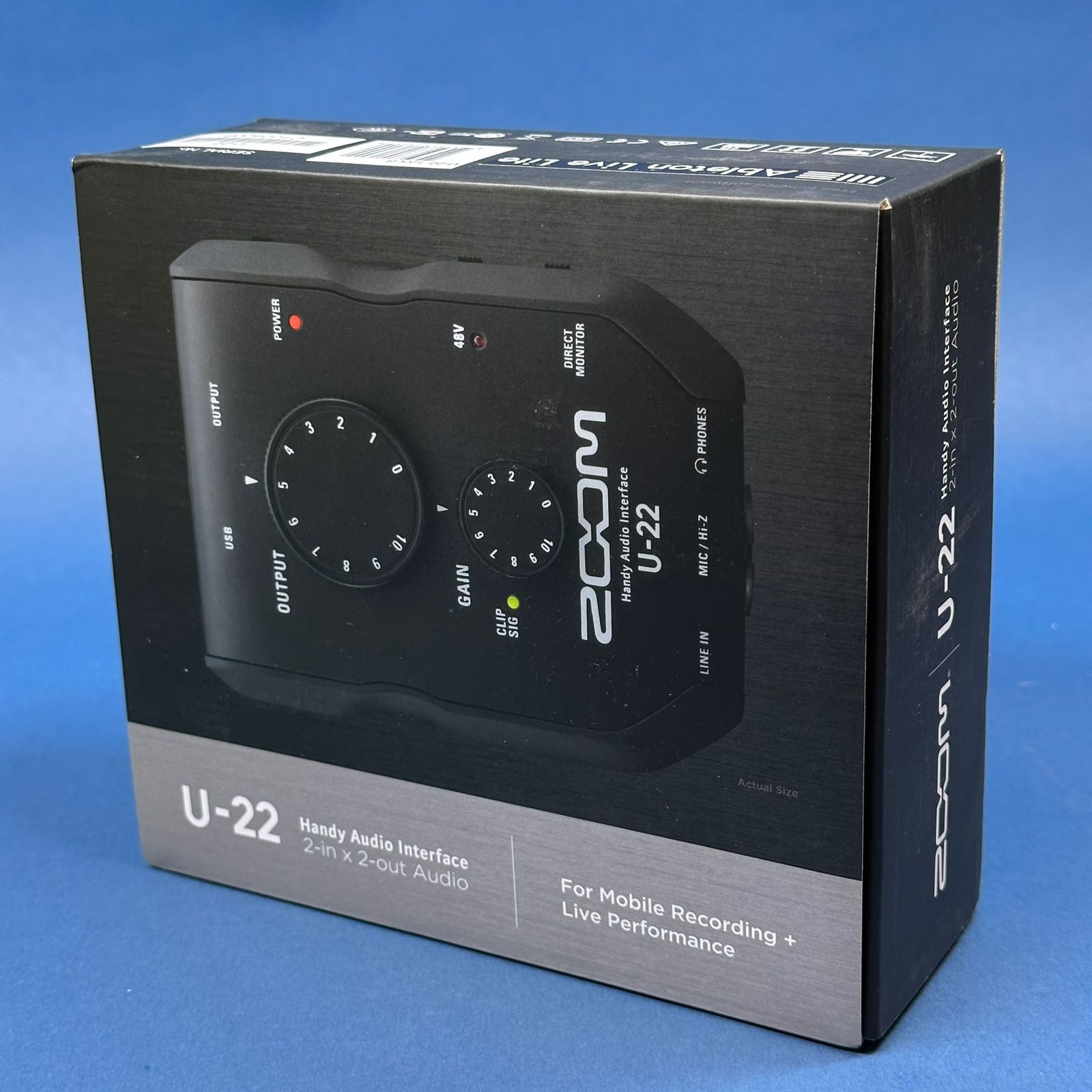 Interfaz de audio Zoom U-22 USB-B