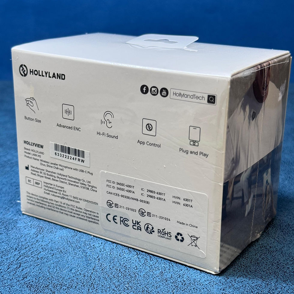 Miniatura: Hollyland LARK M2 USB-C Sistema de micrófono inalámbrico (2 personas)