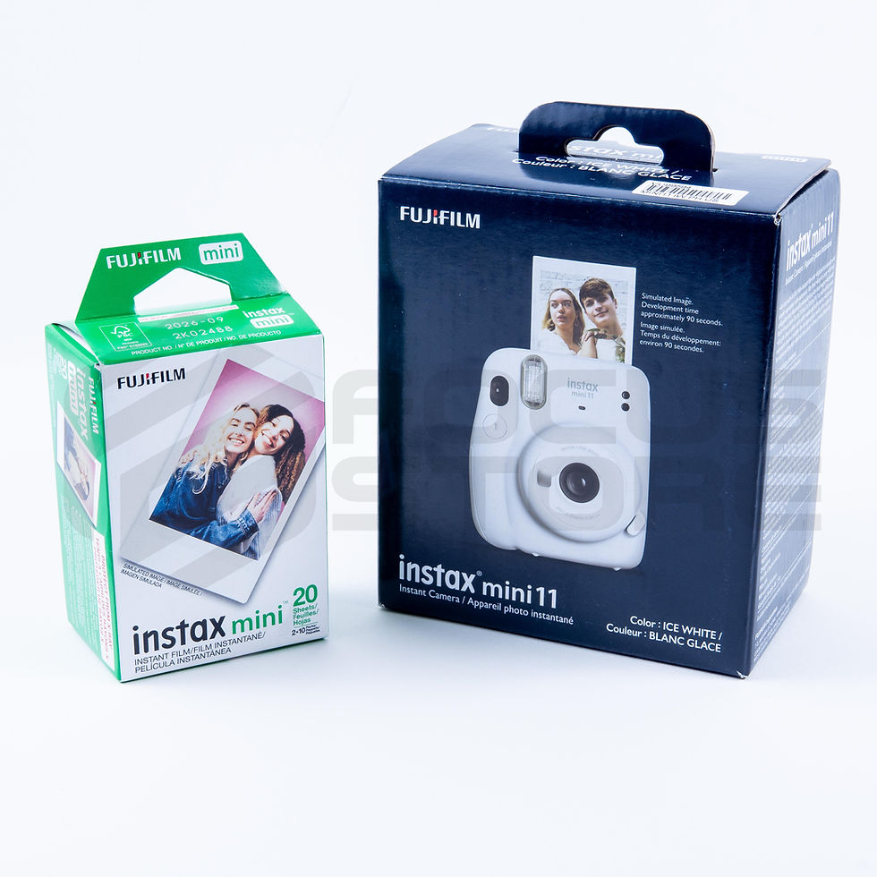 Miniatura: Fujifulm Instax Mini 11 (blanco hielo) + pack 20 mini peliculas