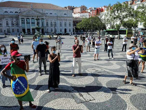 Portugal: Brasileiros fazem manifestação em Lisboa contra o governo Bolsonaro
