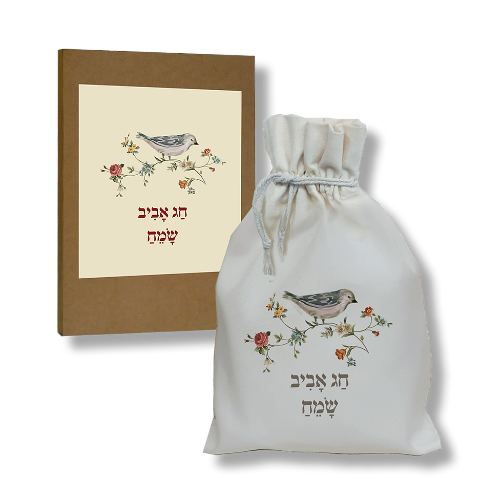 תמונה ממוזערת: שקית אפיקומן במארז מעוצב - ציפור